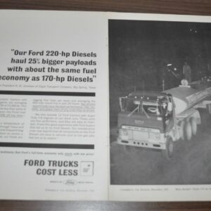 1961 Ford H Series Truck Ad Eagle Transport Hansen Hardware
