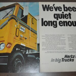 1973 Ford W Series Truck Ad Hertz Bandag Holsum Bakeries Sunbeam Amchem