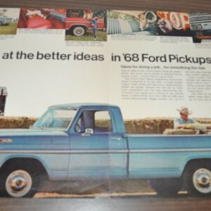 1968 Ford Pickup Truck Ad Pioneer Seed Corn