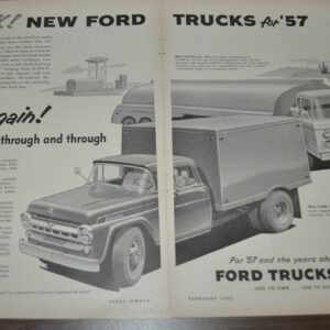 1957 Ford Trucks Ad Tilt-Cab F-600