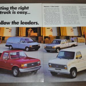 1989 1990 Ford Light Trucks Pickup Van Ad Federal-Mogul