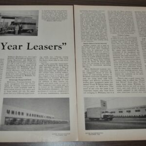 1956 Williams Transportation Company Los Angeles Article Truck Ad
