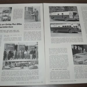 1953 Highway Post Office US Mail McDaniel Freight Line Bostrom Seat Truck Ad