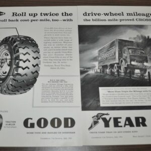 1961 Transport Motor Express Truck Ad White 3000 Goodyear Mopar Lincoln Kennedy