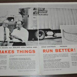 1958 Terminal Transport Truck Ad GMC Purolator Mack G Smith Transfer