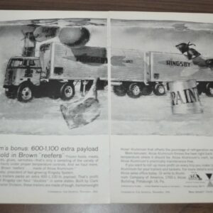 1962 Ringsby System Acloa Trailer Damage Equipment Truck Ad
