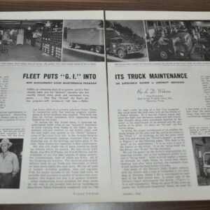 1945 Red Arrow Freight Lines Fleet International Hein-Werner Jack Mopar Truck Ad