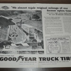 1958 Jack Cole Goodyear Tire Eaton Cole-Hersee Truck Ad