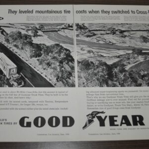 1954 Interstate Motor Freight Goodyear Tire Amoco Stop Watson Truck Ad