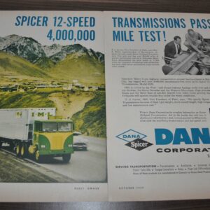 1959 IML Interstate Motor Lines Kenworth Spicer Dana Volvo Bostrom Truck Ad