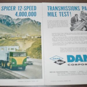 1959 IML Interstate Motor Lines Kenworth Spicer Dana Texaco King-Seely Truck Ad