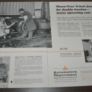 1960 General Expressways International Dayton Tire Sealed Power Motor Truck Ad