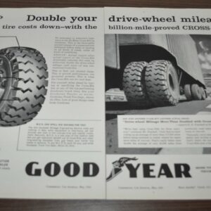 1961 ETMF East Texas Motor Freight Goodyear International RPM Delo Truck Ad