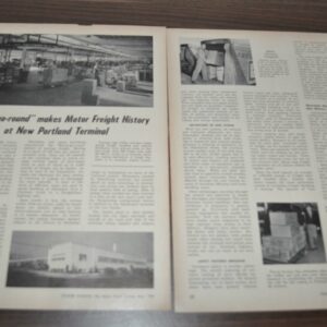 1947 Consolidated Freightways Wilson Lines Lowell Supercargo Trailer Truck Ad