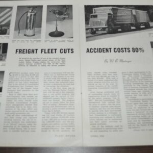 1942 Consolidated Freightways Freightliner Mobilgas Cummins Weaver Truck Ad