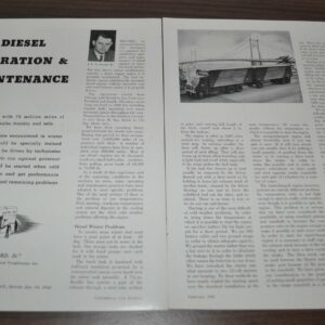 1942 Consolidated Freightways Freightliner Wix Filter Federal Express Truck Ad