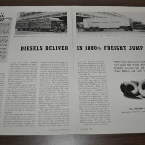 1943 Colletti Fast Freight Kenworth Arrow ? Truck Ad