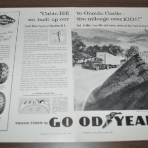 1959 Cossitt Motor Express Goodyear Tire Truck Ad