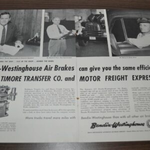 1956 Baltimore Transfer Motor Freight Express Shell Louisville Transit Truck Ad