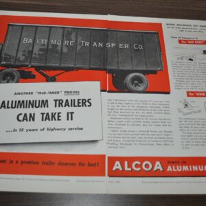 1948 Baltimore Transfer Alcoa Autopulse Cooper Tire Truck Ad