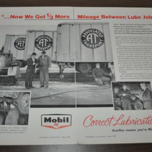 1959 Associated Transport Mobil Hansen Hardware Motorola 2-way Radio Truck Ad