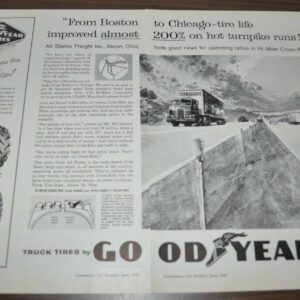 1959 All States Freight Goodyear Climax Bacharach Meyercord Truck Ad