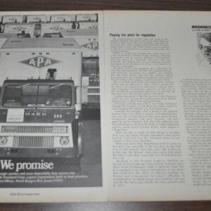 1975 A-P-A Transport Article Mack Farr Kool-Mor Truck Ad