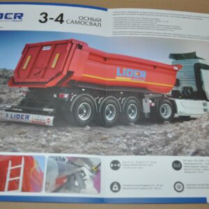 Lider Dump Trailer Truck Turkey Brochure Prospekt