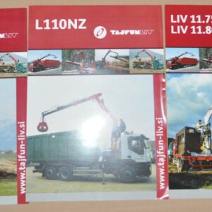 Tajfun Logging Forrest Vehicles Truck Brochure Prospekt Slovenija Lot