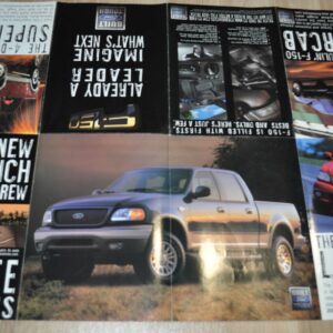 2001 Ford F-150 Series Pickup Truck Sales Brochure Prospekt Poster