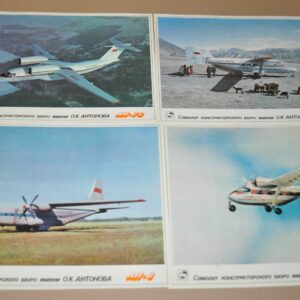 AN 12 74 24 22 26 32 124 10 8 30 14 Soviet Aircraft Aeroflot Brochure Aviaexport