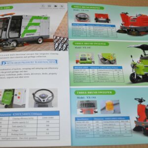 Yuanxiang Floor Sweeper Vehicle Chinese Brochure Prospekt