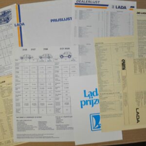 Lada VAZ Niva Soviet USSR Car Brochure Prospekt Nederland Lot Specifications