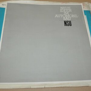 NSU Model Range Spider Prinz 1000 1200 TT TTS RO 80 Brochure Prospekt DE