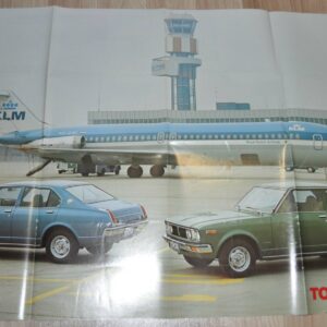 1976 Toyota Carina Brochure Prospekt Poster NL