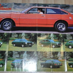 1976 Toyota Corolla Sportswagon Brochure Prospekt Poster NL