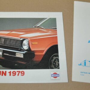 1979 Datsun Model Range Brochure Prospekt NL