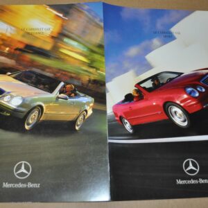 Mercedes Benz CLK Cabriolet W208 Brochure Prospekt 0298 FR