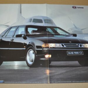 Saab 9000 & Nissan Terrano II Poster Brochure Prospekt RU Edition
