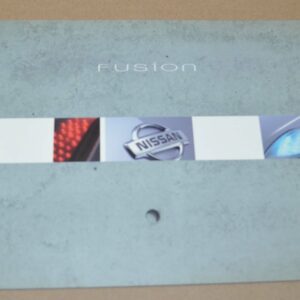 2000 Nissan Fusion Concept Car Primera Brochure Prospekt EN