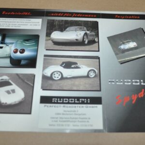 Rudolph Spider Brochure Prospekt