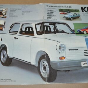 KFT Magazine Trabant DDR Brochure Prospekt