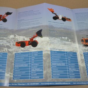 Yantai Xingtuo Loader Dump Mining Underground Vehicles Brochure Prospekt