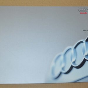 Audi 2004 Model Range Dealer Russian Brochure Prospekt