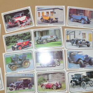 Lot Postcard Set 18 Cars Auto Soviet USSR Packard BMW Horch Morgan Buick Opel