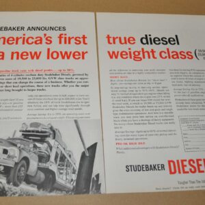 1961 Studebaker Transtar Trucks Ad Print Fram Filters White Diamond T