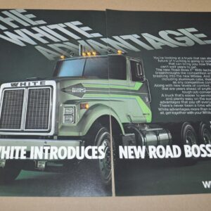 White Road Boss 2 Truck Ad Print