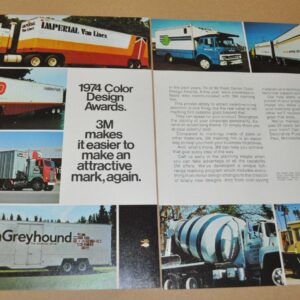 White Truck Ad Print Shippers Imperial Van Lines Smyth Greyhound Pioneer Bread