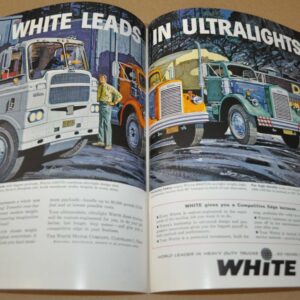 1960 White 5000 4000 9000 Truck Ad Print