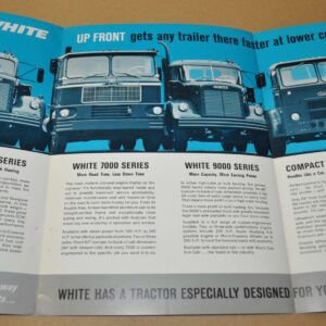 1963 White 7000 4000 9000 Truck Ad Print